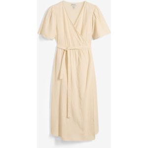 Zwangerschapsjurk/voedingsjurk van katoen-mousseline