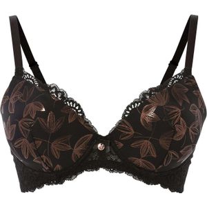 Voorgevormde bh met beugels en glans