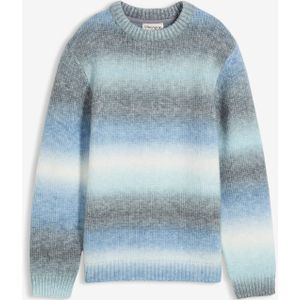Grof gebreide trui met kleurverloop