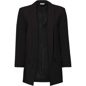 Lange blazer in een viscosemix