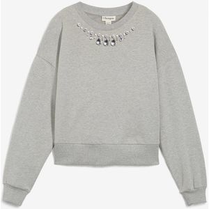 Oversized sweater van katoen