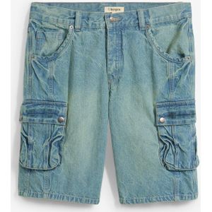 Cargo jeans bermuda regular fit