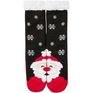 Huissokken met teddy voering