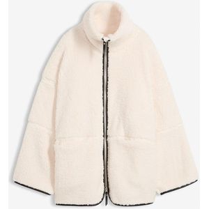 Oversized jas van teddy fleece