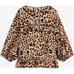 Blouse van een fijne viscosemix