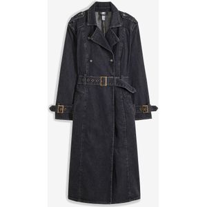 Denim trenchcoat