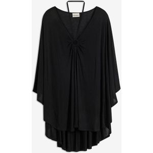 Transparante strandjurk van viscose