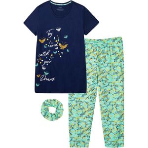 Capri pyjama en scrunchie (3-dlg.set)