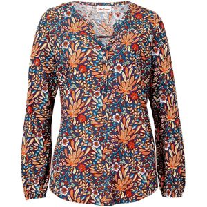 Shirt tuniek met print, lange mouw