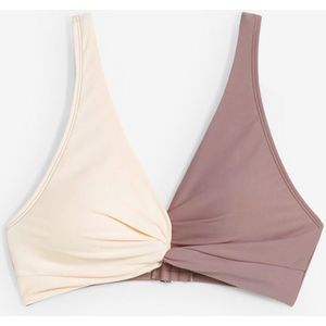Bralette bikinitop met twist-detail