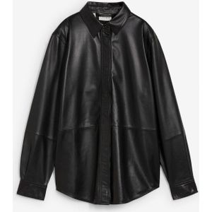 Leren overhemd van lamsnappa