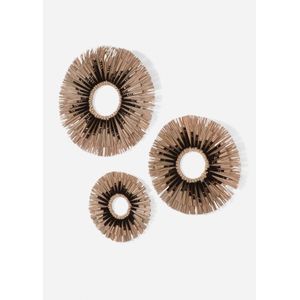 Decoratieve Wandspiegel - 3-dlg. Set - Moderne Organische Vormen