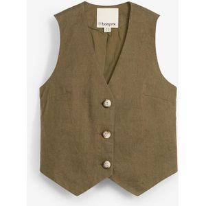 Linnen Gilet