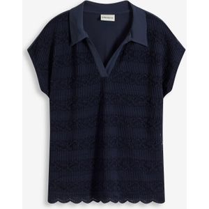 Poloshirt met kant