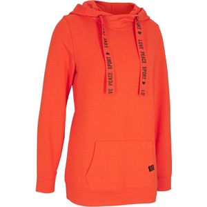 Hoodie van een zachte viscosemix