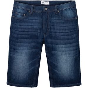 Stretch jeans bermuda met verstevigd kruis, regular fit