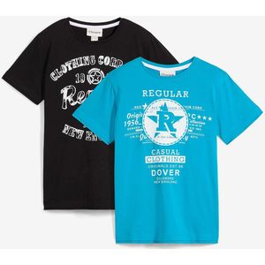 Jongens T-shirt (set van 2) van biologisch katoen