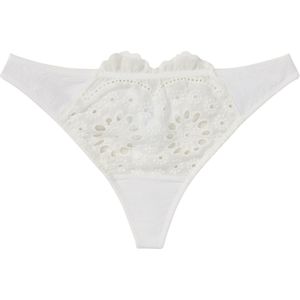String met broderie anglaise