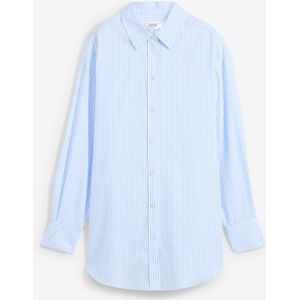 Overhemdblouse van katoen