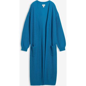 Lang vest met oversized schouders