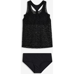 Tankini (2-dlg. set) van kant