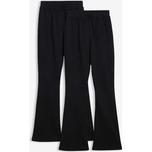 Thermo legging in bootcut (set van 2)