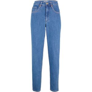 Mom jeans met high waist en stretch