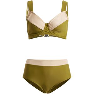 Exclusieve minimizer bikini met gerecycled polyamide (2-dlg. set)