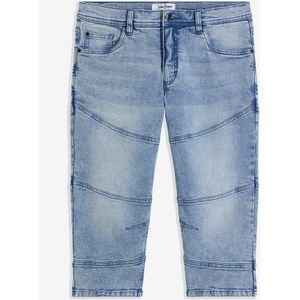 Regular fit 3/4 jeans, straight