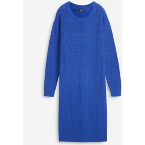 Oversized, ribgebreide jurk