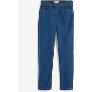 High waist stretch jeans, straight