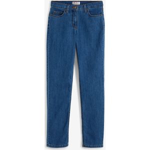 High waist stretch jeans, straight