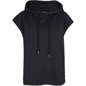 Mouwloze hoodie met gerecycled polyester, oversized