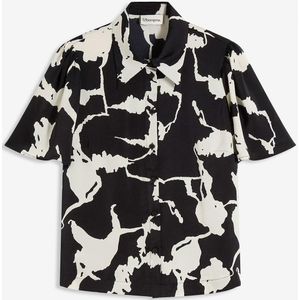 Blouse van soepel satijn