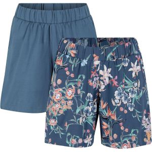 Katoenen jersey short met comfortband (set van 2)