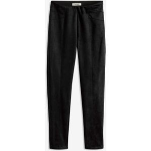 Imitatieleren broek met comfortabele band