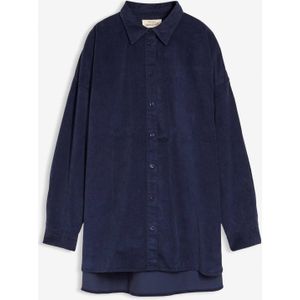 Oversized corduroy overhemdblouse