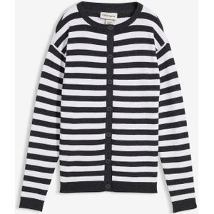 Fijn gebreid vest, ronde hals