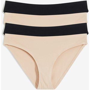 Naadloze Slip - Set van 4 - Biologisch Katoen