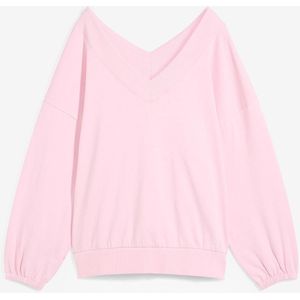 Oversized sweater van een zachte katoen-mix