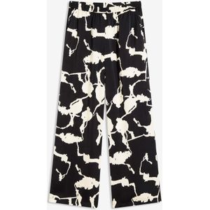 Palazzo broek van soepelvallend satijn