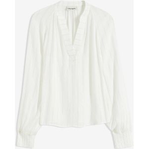 Blouse van crinkle