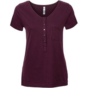 T-shirt van katoen-viscosemix