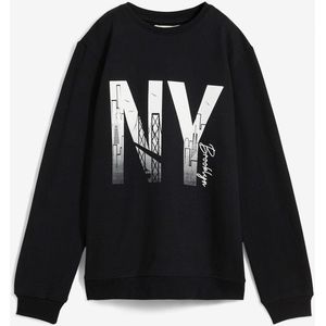 Sweater van een zachte katoenmix