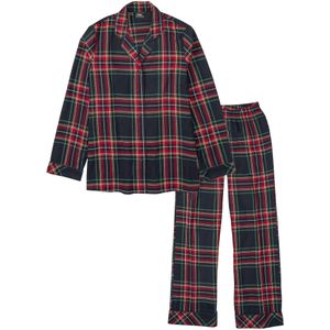 Geweven pyjama van flanel (2-dlg. set)