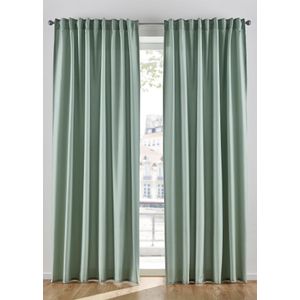 Onderhoudsvriendelijk microvezel gordijn (2 stuks)