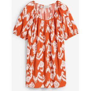 Tuniek van gestructureerde viscose