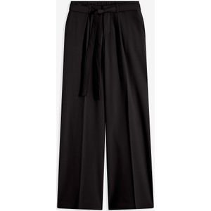 Wijde bandplooibroek in een viscosemix