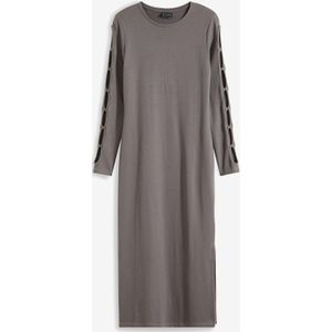 Midi jurk met cut-outs