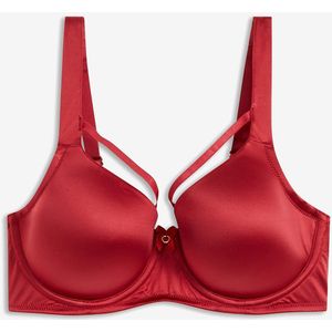 Voorgevormde bh van glanzend materiaal